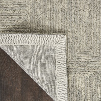 Handmade Vail Modern Gray Wool 2'3" x 7'6" Area Rug