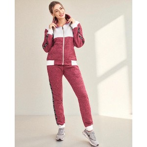 Women's Sweatsuit Love Stripe Outfit - 1 of 4