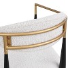 MAYEERTY Accent Chair with Legs, Upholstered Arms Chairs Set of 2 - 4 of 4