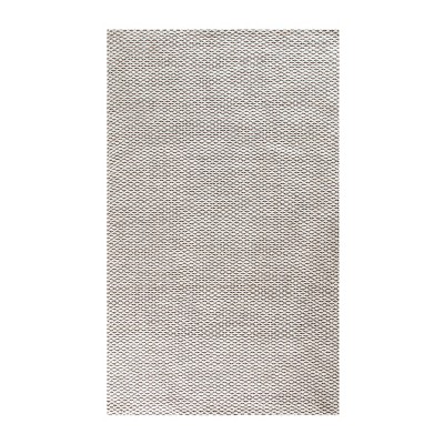 8'x10' Honeycomb Jute Area Rug Gray & Ivory - Anji Mountain