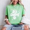 Simply Sage Market S.W.Smiley All Smiles Smiley Face Garment Dyed Tee - 2 of 4