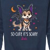 Boys' - Barbie - So Cute It's Scary Graphic Long Sleeve Fleece Sweatshirt - 2 of 4