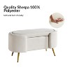 Alina Storage Bench with Metal Legs for Bedroom | ARTFUL LIVING DESIGN - 4 of 4
