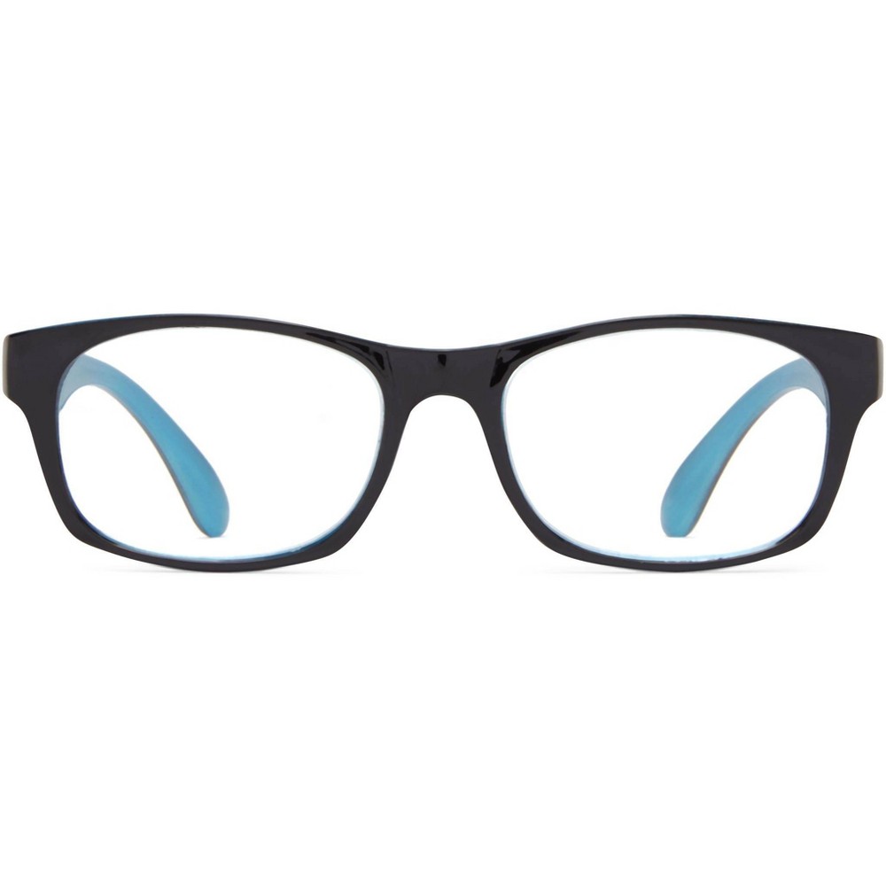 Photos - Glasses & Contact Lenses ICU Eyewear Screen Vision Rectangle Reading Glasses - Turquoise +3.00
