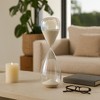 Contemporary Hourglass Sculpture for Home Decor - Stylish Decorative Object for Family Game Night, Desk Decor, and Living Room Decoration - 3 of 4