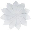Olivia & May Set of 3 Metal Floral 3D Home Wall Decor Blue - 4 of 4