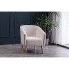 Modern Barrel Accent Chair - WOVENBYRD - 2 of 4