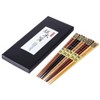 Heim Concept 5 Pair Organic Natural Hardwood Japanese Reusable Wood Chopsticks - 4 of 4