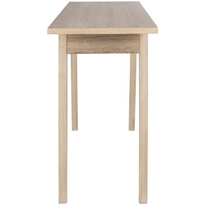 Manny 59'' Brown Oak Rectangular Console Table