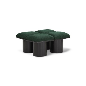 Meridian Furniture,Pavilion Boucle Fabric Bench - 1 of 4
