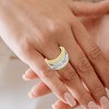 Pompeii3 5 3/4ct Bold Diamond Statement Ring 14k Gold or Platinum Lab Created - 4 of 4