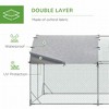 Large Metal Chicken Coop with Waterproof and Anti-UV Cover for Yard, Outdoor, Duck, Rabbit - 4 of 4
