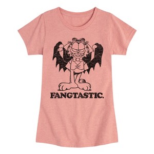 Girls' - Garfield - Fangtastic Fitted Short Sleeve Graphic T-Shirt - 1 of 4