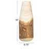 Storied Home Carved Paulownia Wood Vase with Live Edge (Each one will vary) - 2 of 4