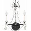 Crystorama Lighting Karrington 2 - Light Sconce in  Matte Black - 3 of 4