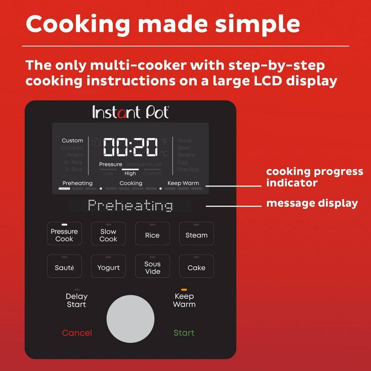 Instant Pot 8qt Duo Plus with Whisper Quiet Pressure Cooker, 4 of 6