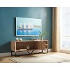 NicBex TV Stand Modern Media Console with 2 Open Shelves Entertainment Center with Metal Legs for Living Room, Bedroom - 2 of 4