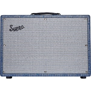 Supro 1968RK Keeley 12 25W 1x12 Tube Guitar Combo Amp Blue - 1 of 1