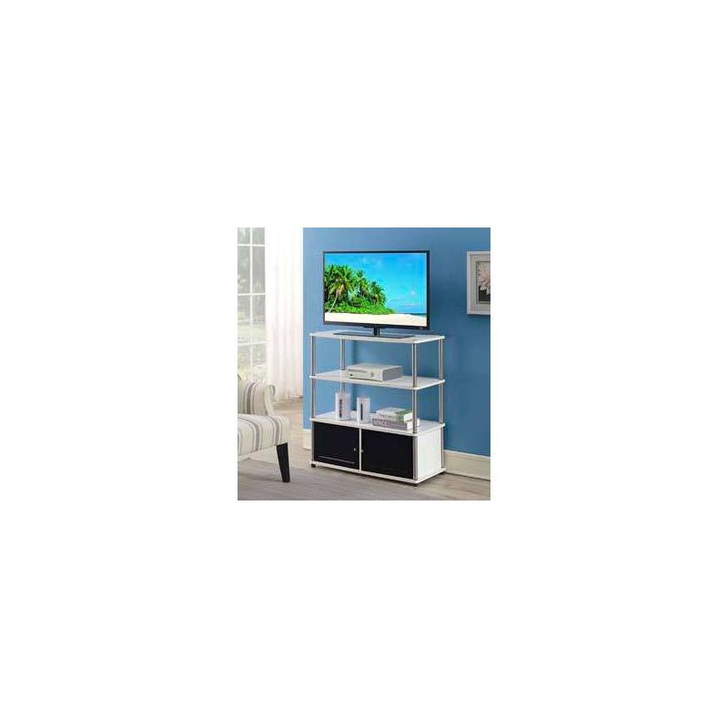 Highboy TV Stand for TVs up to 40&#34; Doors - Breighton Home, 3 of 5