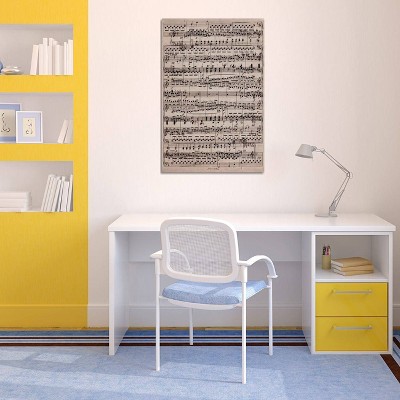 Modern Art Sheet Music Ode to Joy Canvas Wall Decor
