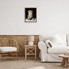 Stupell Industries Blissful Fox with Snowflakes Black Floater Framed Canvas Wall Art - 2 of 4