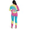 #followme Womens Henley Thermal Bodysuit | Buffalo Plaid, Tie Dye, & Printed PJ Union Suit Loungewear - 3 of 3