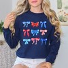 Simply Sage Market Women's Graphic Sweatshirt Patriotic Coquette Bow Chart - 2 of 3