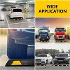 Heavy Duty Rubber Parking Curb (72.8" Extra Wide) - 55000 Lb Capacity with 8 Reflective Strips, UV/Oil Resistant for Driveways & Commercial Lots - 2 of 4