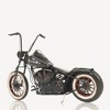 1967 Chopper Motorcycle Model – Handmade Iron Collectible – Black Decor Piece Old Modern Handicrafts - 4 of 4
