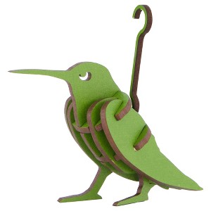 Little & Wood: Woodlet: Small - Hummingbird - Green, 3D Wooden Kit-Set,  Ages 6+ - 1 of 4