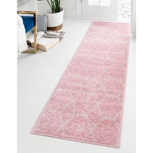 Unique Loom Trellis Frieze Geometric Trellis Indoor Woven Area Rug - 1 of 4