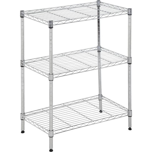 Fdw Shelf Shelving Pantry Storage Cabinet Heavy Duty 3 Tier Metal ...