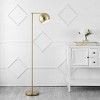 JONATHAN Y 58.5" Eva Modern Contemporary Iron LED Floor Lamp Brass Gold (Includes LED Light Bulb) : Adjustable Head, UL Listed - 2 of 4
