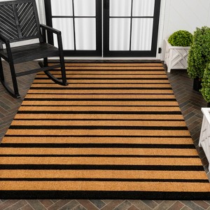 JONATHAN Y Peater Classic Casual Commercial Natural Coir Area Rug - 1 of 4