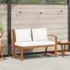 Garden Bench  Solid Acacia wood vidaXL - 2 of 4