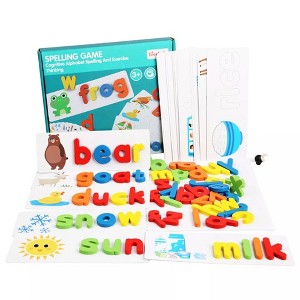 Kitcheniva Kids Flash Cards Spelling Games Learning Toys - 1 of 2