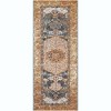 Unique Loom Outdoor Traditional Area Rug (Navy Blue and Light Pink) - 3 of 4
