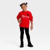 Toddler Girls' Disney Minnie Mouse Chunky Knit Sweater - Red - 4 of 4