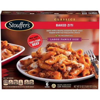 Stouffer's Family Size Frozen Baked Ziti - 57oz