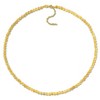 EVERLY JEWELRY | Yellow Plated Sterling Silver 9 3/8ct TGW Citrine Beaded Necklace, 17 inc + 2 inc - 4 of 4