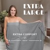 Wealuxe Luxury Soft Bath Sheet Towels - Cotton Luxury Bath Towels Extra Large - 2 Pack Highly Absorbent Hotel Quality Bath Towels Oversized - 35x70" - 4 of 4