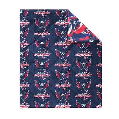 NHL Washington Capitals 50" x 60" Two Sided Plush Throw Blanket