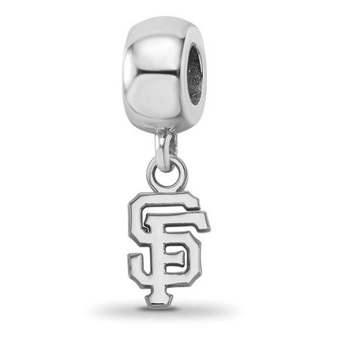 Black Bow Jewelry Sterling Silver San Francisco Giants MLB Bracelet Bead Charm - image 1 of 4