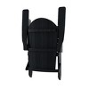 WestinTrends Tuscany HIPS¬¨‚Ä†Outdoor¬¨‚Ä†Patio¬¨‚Ä†Folding¬¨‚Ä†Adirondack¬¨‚Ä†Chair with Ottoman and Side Table (3-Piece) - 4 of 4