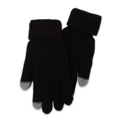 Hadley Wren Bailey Knit Gloves - Black