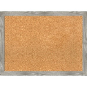 Amanti Art Dove Greywash Square Framed Corkboard, Natural Cork - 1 of 4