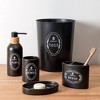 Pharmasique Bathroom Tumbler Black - Allure Home Creations - image 4 of 4