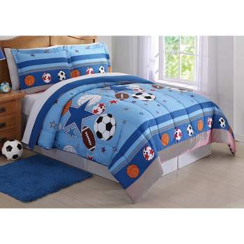 Twin Sports And Stars Kids' Comforter Set - My World