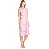 Casual Nights Women's Sleeveless Floral Lace and Ribbon Nightgown - 2 of 4