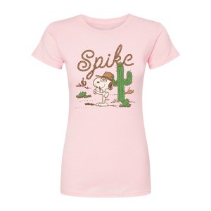 Women's - Peanuts - Spike Desert Fitted Graphic T-Shirt - 1 of 2